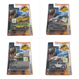 Matchbox Jurassic World Combo X4 Explorer Unimog Jeep Silver