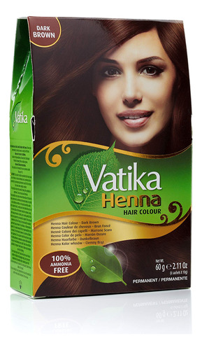 Vatika Naturals - Tinte Para El Cabello Con Henna, Color Mar