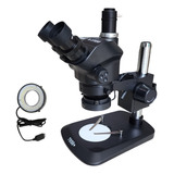 Microscópio Trinocular Simul Focal 7050 + Luminária 