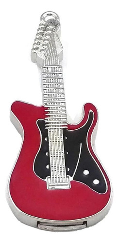Aneew 16gb Pendrive Rojo Música De Guitarra Diseño Delicado 