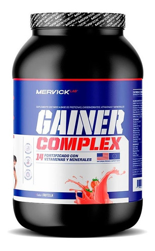 Gainer Complex 1.5kg Ganador De Peso- Masa Muscular- Mervick Sabor Vainilla