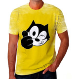 Camiseta Camisa Gato Félix Desenho Animado Envio Rápido 10