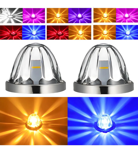 2pz Foco Led Direccional Tipo Watermelon Luz Estrell Bicolor | MercadoLibre