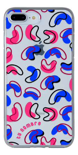 Funda Para iPhone Para Mujer Figuras Abstracto Con Nombre