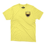 Playera Power Rangers Yellow Ranger Pocket Bolsillo Tigre 