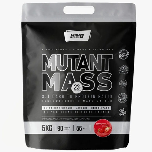 Mutant Mass 5kg Star Nutrition Ganador De Masa Muscular