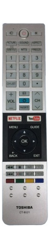 Control Remoto P/ Led Toshiba Smart