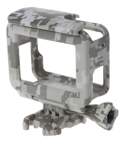 Marco Funda Carcasa Protector Gopro 5/6/7 Camuflaje Gris