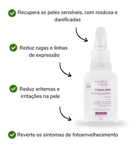 Hydra Peel Xr Peeling Quimico Extratos Da Terra