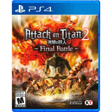 Juego Multimedia Físico Attack On Titan 2 Final Battle Para Ps4