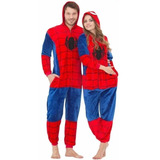 Pijama Mameluco De Spiderman Unisex, Kigurumi Hombre Araña