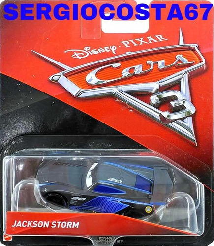 Disney Cars 3 Jackson Storm + 300 Modelos Cars Frete Baixo