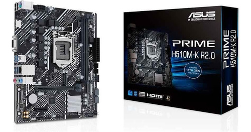 Placa Mãe Asus Prime H510m-k R2.0 Lga 1200 - 90mb1e80-m0eay0