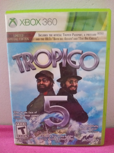 Jogo Tropico 5 Xbox 360 Mídia Física Original 