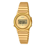 Reloj Casio La700weg-9a Resina/cromado Mujer Dorado