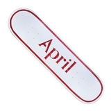 Shape April Maple 8.125 Og Logo Red - Skateboard Deck Skate