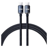 Cable Tipo C A C 120w Carga Rápida Para iPhone Samsung 2m