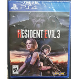 Resident Evil 3 Remake  Standard Edition Capcom Ps4 Físico