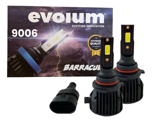 Evolum Barracuda Focos Led 11,000 Lúmenes H11-h7-h13 9004-05