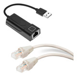 Adaptador Usb A Rj45 (100 Mbps) + 5m Cable Ethernet Cat 5e 