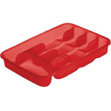 Organizador De Cubiertos Rojo Sanremo Sin Funda