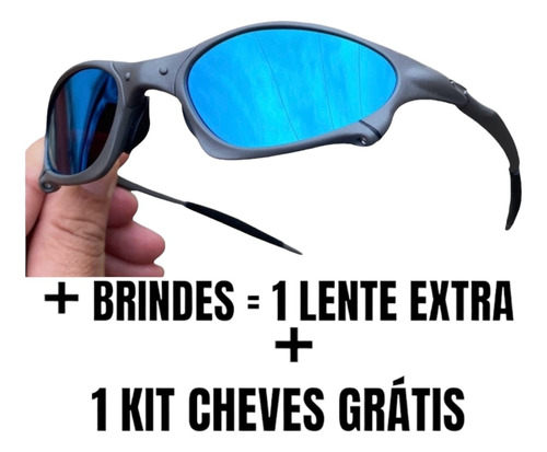 Oculos De Sol Penny 24k Metal Juliet Liquid+lente +kit Chave