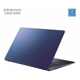 Laptop Asus E510 15,6  Intel Celeron 8gb Ram + 128gb Azul