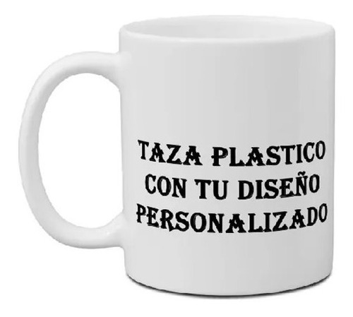 10 Tazas Plastica Sublimada Personalizada Foto Frase Imagen 