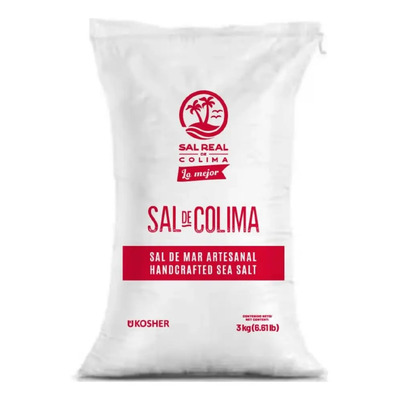 Sal De Mar De Colima 3kg Sal Real De Colima | MercadoLibre