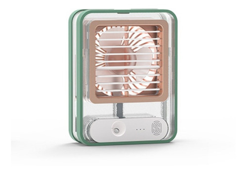 Mini Ar Condicionado Ventilador Spray Portátil Com Led 3 Vel