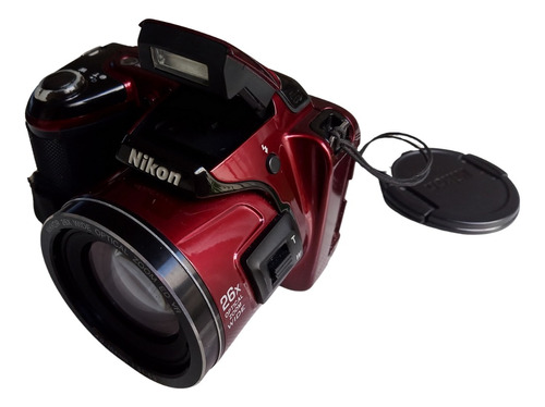  Camera Nikon Coolpix L810 Verm Usada P/ Retirada De Peças