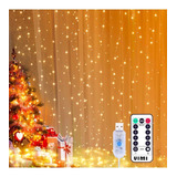 Serie Luces 300 Led Cortinas Decorativas 8 Modos De Luz 6x3m