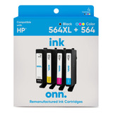 Original Onn Ink Cartucho Impresora Tinta 564xl 4-pack