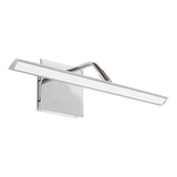 Aplique Pared Cuadros Movil Luz Led Fria 40cm Cuadra Cromo Gioluce Cuadra-1-40