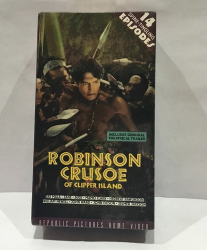 Robinson Crusoe Of Clipper Island 14 Episodios 2 Vhs Nuevos