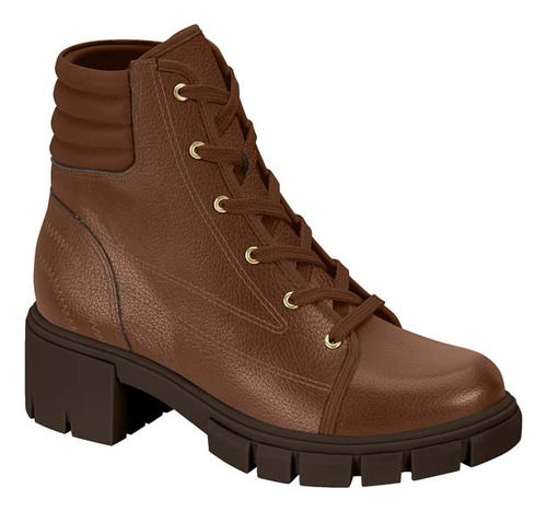 Bota Moleca Coturno Plataforma Salto Baixo Tratorado 5338107