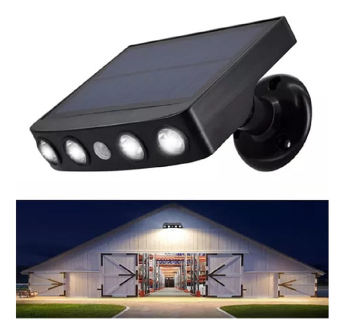 Foco Camara De Seguridad Solar Falsa Sensor Luz Led