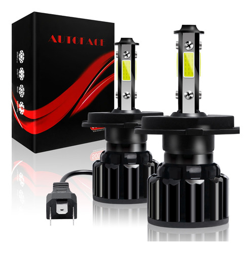 Kit De Focos Led H4 H13 9007 9004 Para Luz Alta Y Baja