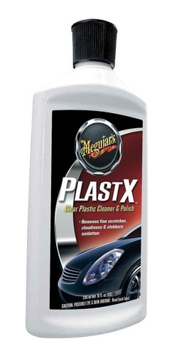 Meguiars G12310 Plast X Restaura Claridad De Opticas En Gel