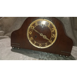 Reloj De Madera Con Carrillon De Mesa Antiguo 