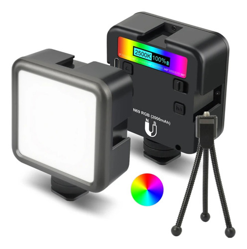 Mini Lampara Led Rgb Portátil Iluminación De Video Live N69 5v