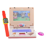 Laptop Interativo Infantil Educativo + Relogio Inteligente