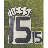 Estampado Selección Argentina 2008  #15 Messi - En El Acto