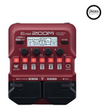 Pedal De Efecto Zoom B1 Four  Rojo