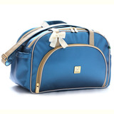 Bolsa Maternidade Grande Bebe Menina Menino Enxoval Miellu Cor Azul