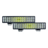 Kit De Faros Luz Y Estrobo Blanco 48 Leds 192w Tunelight