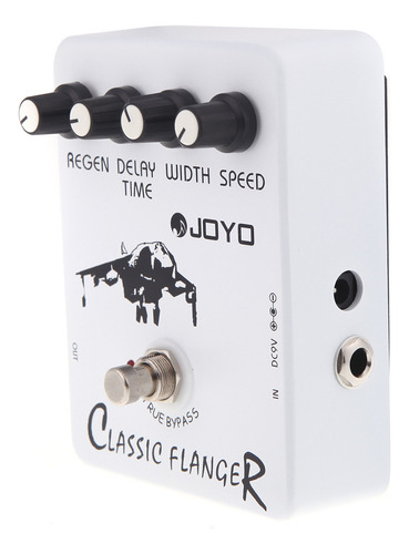 Pedal De Efectos Clásico Con Verdadero Pedal Joyo Flanger Jf