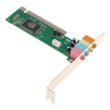 1x Tarjeta De Sonido Principal Pci 8738 Mini Base Envolvente