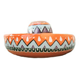 Nachera Sombrero24cm+2 Vasos Tiki Cactus-ceramica Artesanal 