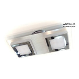 Aplique O Plafón Led 2 Luces Baño Living 2 X 5w Luz Calida